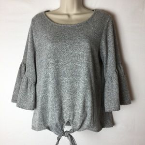 Caution to the Wind Ruffle Sleeve A038